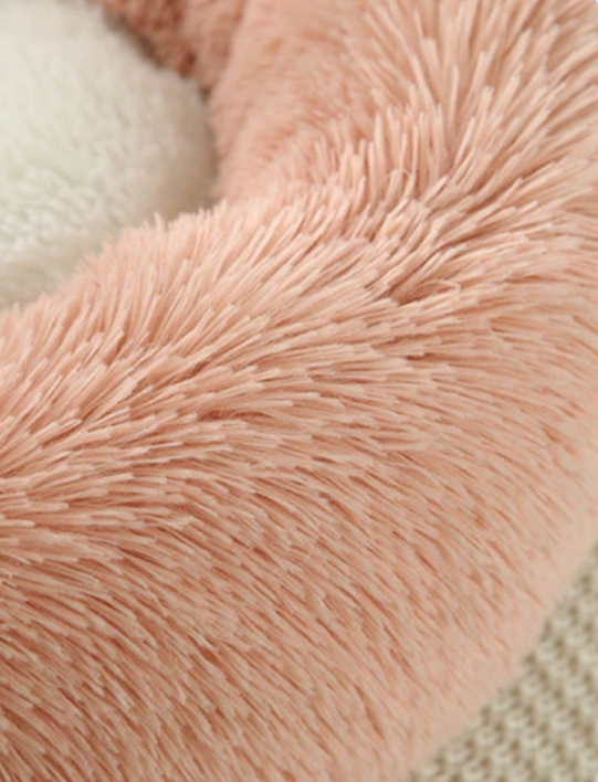Plush Pet Bed with Ears and Tail for Small Dogs