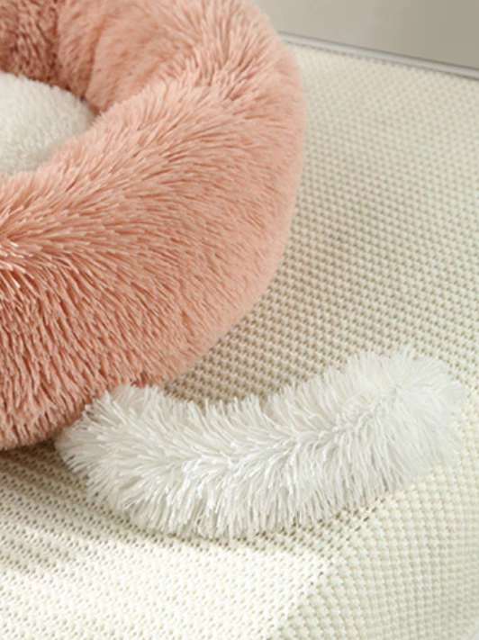 Plush Pet Bed with Ears and Tail for Small Dogs