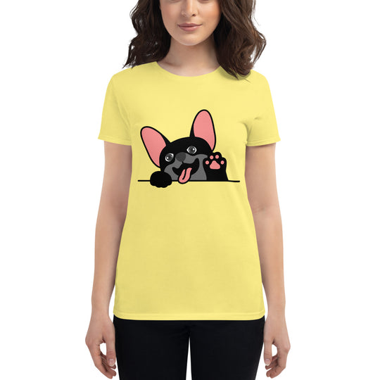Waving Frenchie - Black