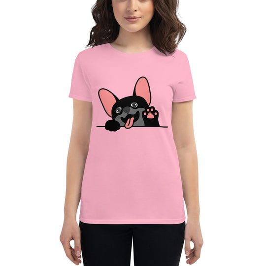 Waving Frenchie - Black