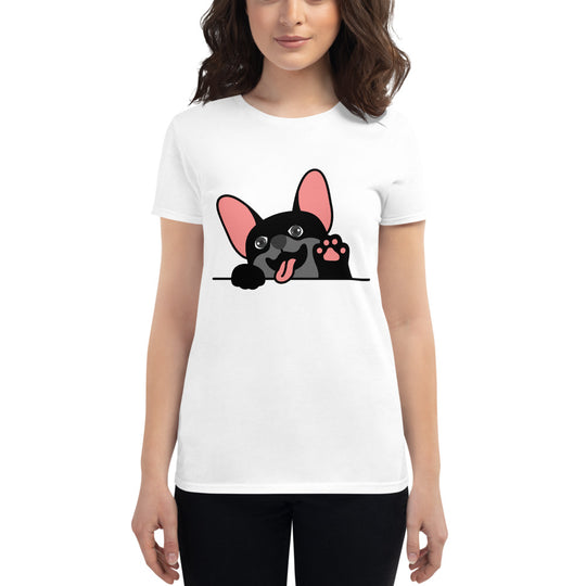 Waving Frenchie - Black