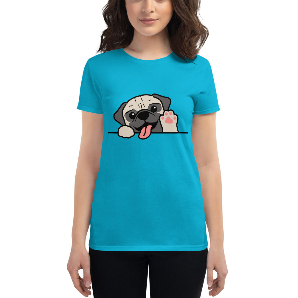 Waving Pug T-Shirt