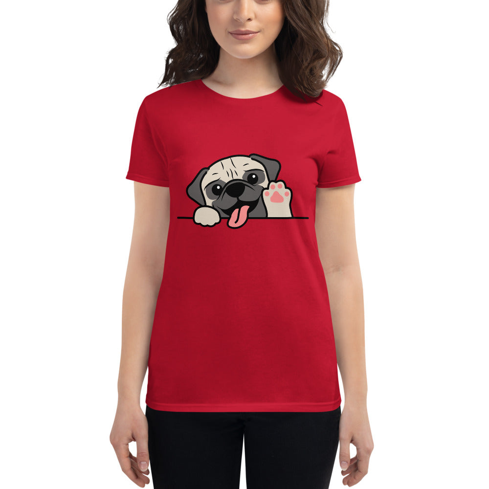 Waving Pug T-Shirt
