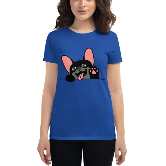 Waving Frenchie - Black
