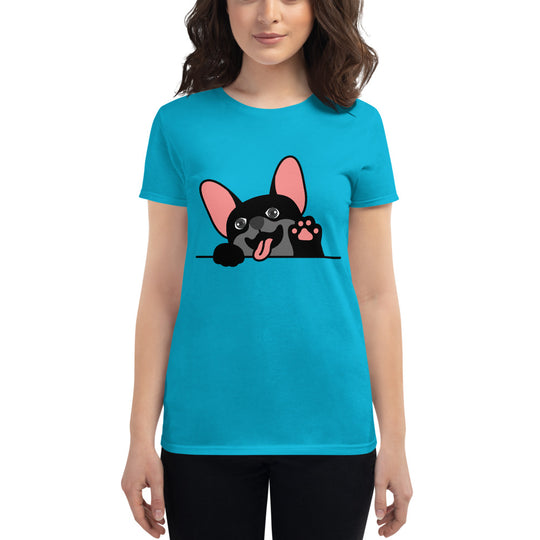 Waving Frenchie - Black