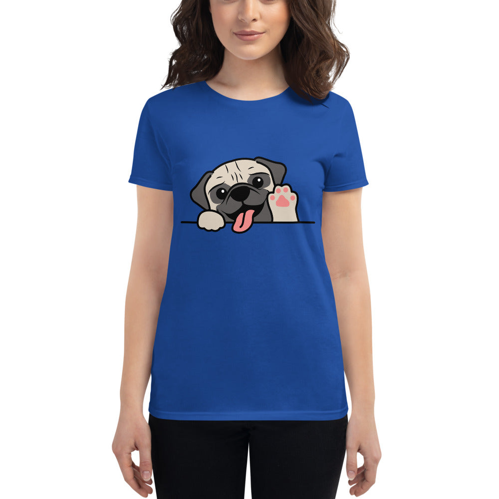 Waving Pug T-Shirt