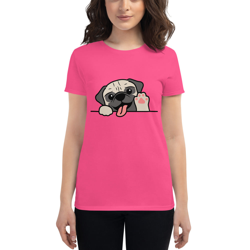 Waving Pug T-Shirt