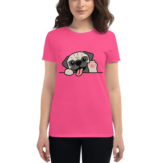 Waving Pug T-Shirt