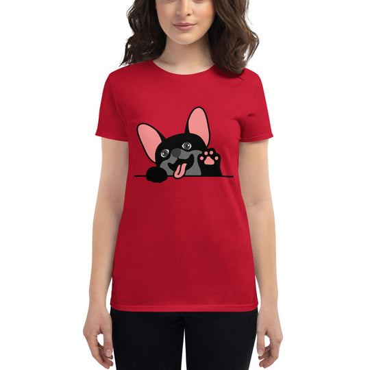 Waving Frenchie - Black